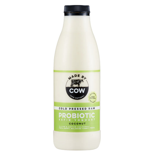 Made by Cow - Cold Pressed Raw Probiotic Yoghurt - Coconut (750mL)