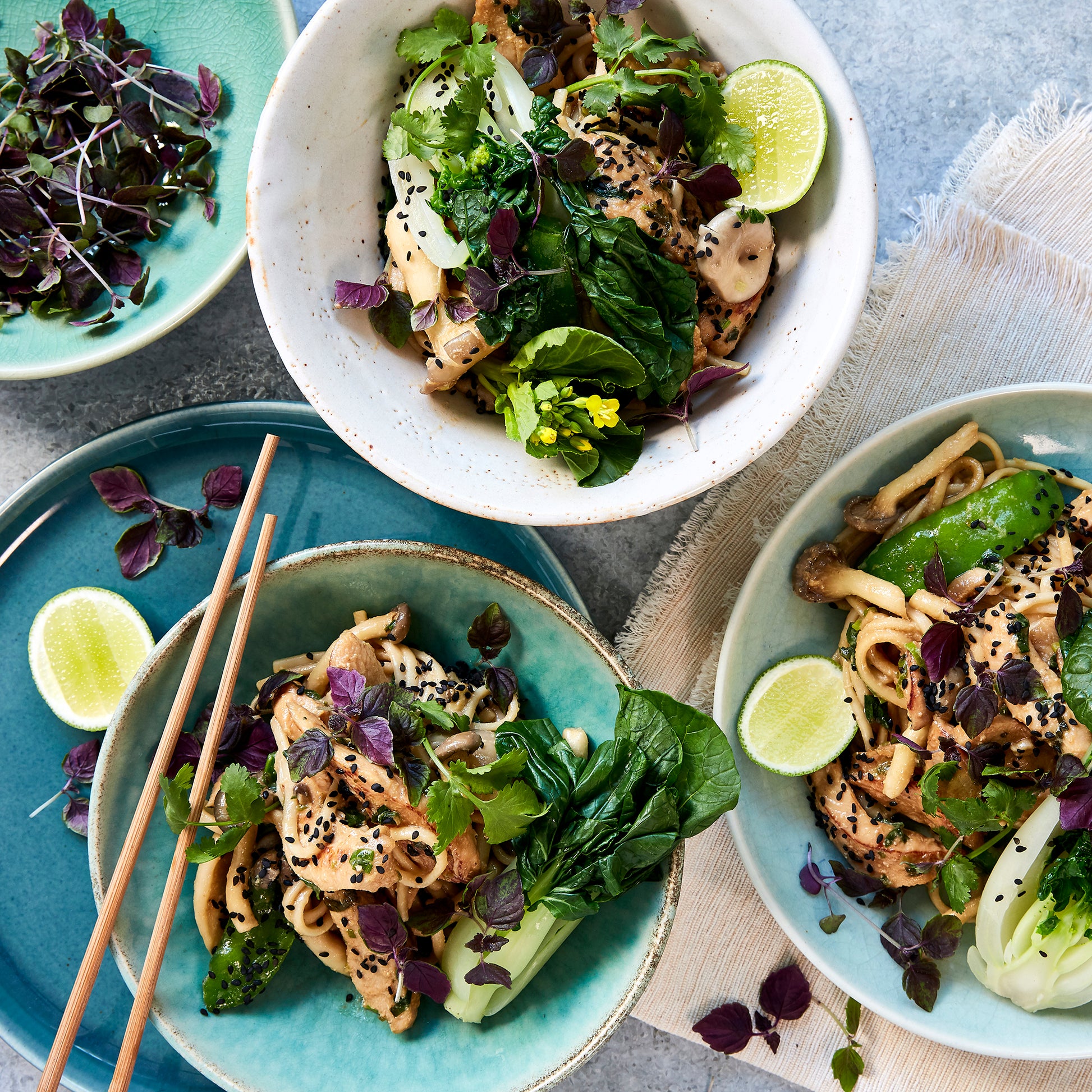 Buy Miso Poached Chicken with Udon Meal Kit from Harris Farm Online