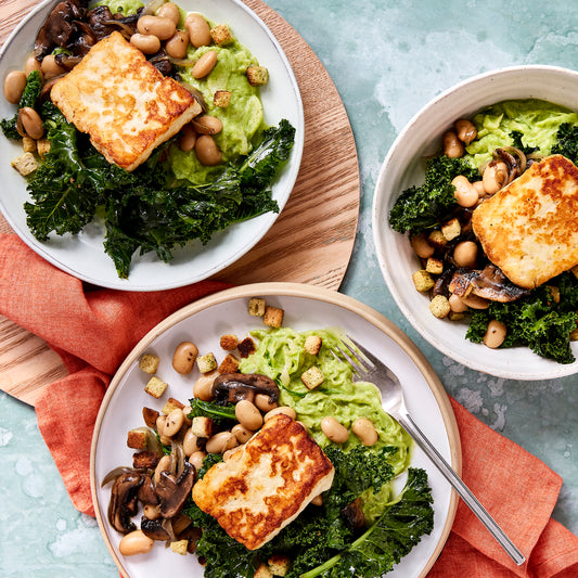 Buy Halloumi and Portobello Mushrooms Meal Kit from Harris Farm Online