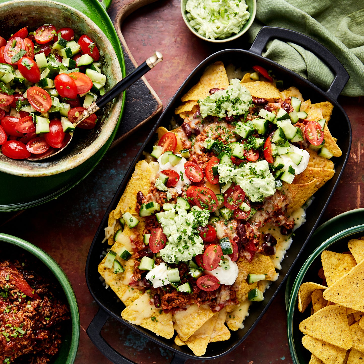 Beef & Pork Nachos | Harris Farm Meal Kit Online