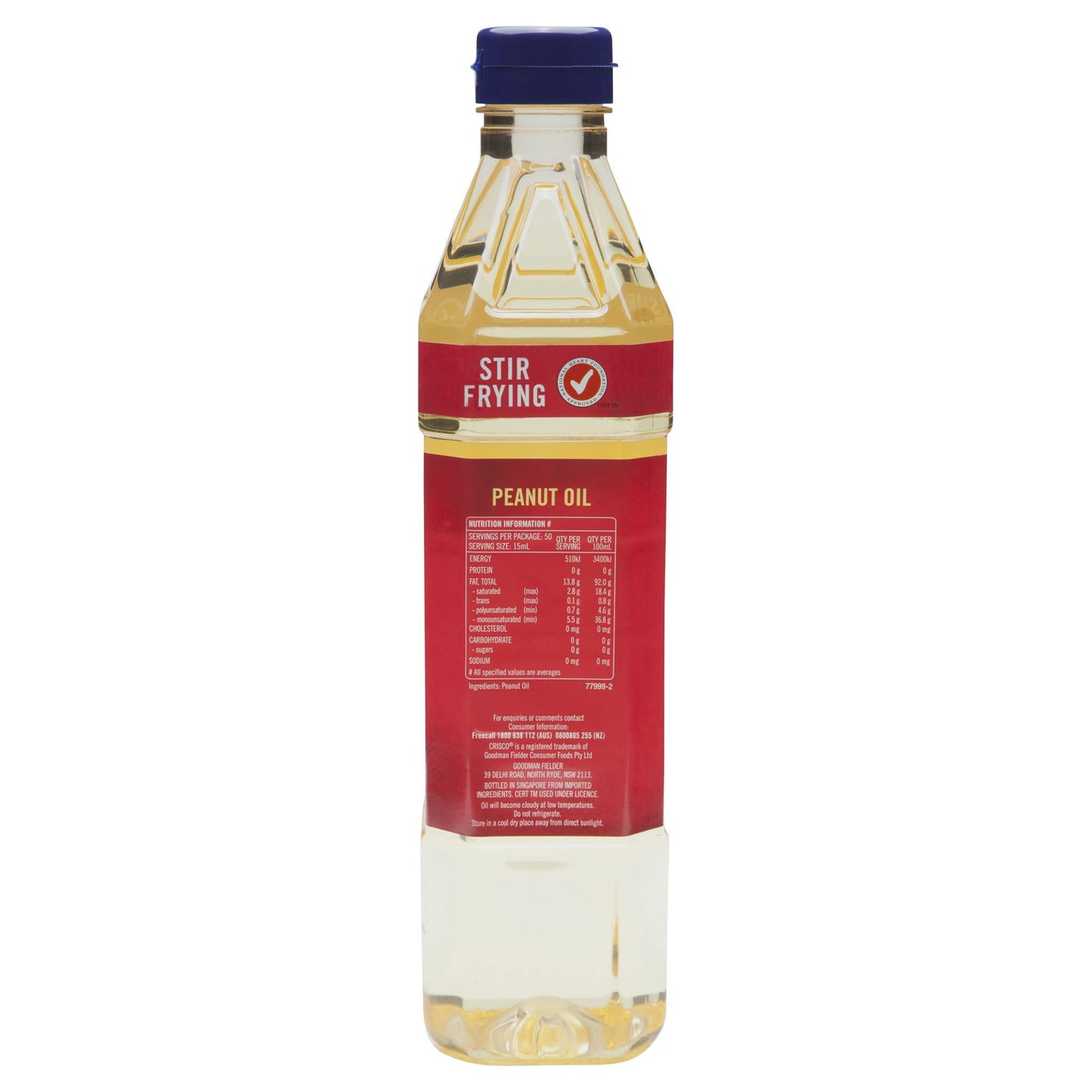 Crisco Peanut Oil 750ml , Grocery-Condiments - HFM, Harris Farm Markets
- 2