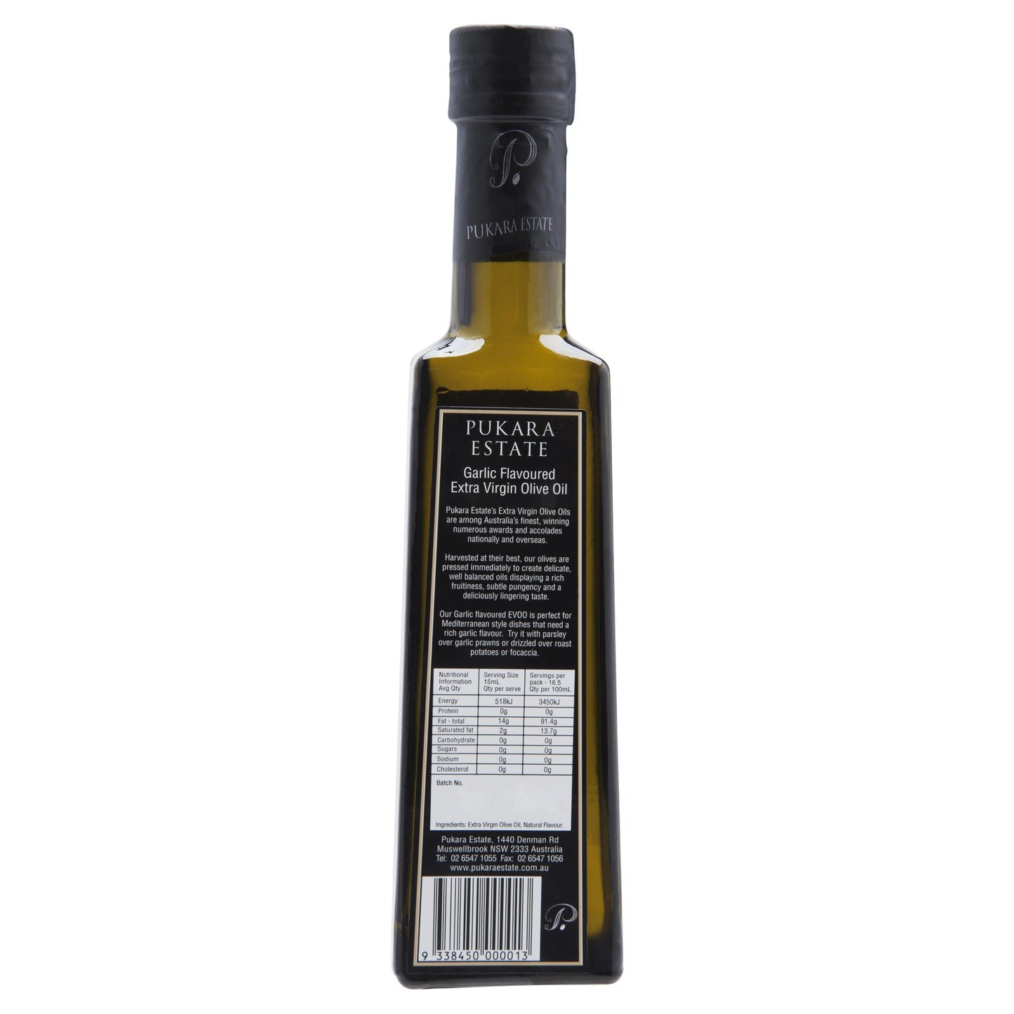 Pukara Garlic Extra Virgin Olive Oil 250ml , Grocery-Condiments - HFM, Harris Farm Markets
- 2