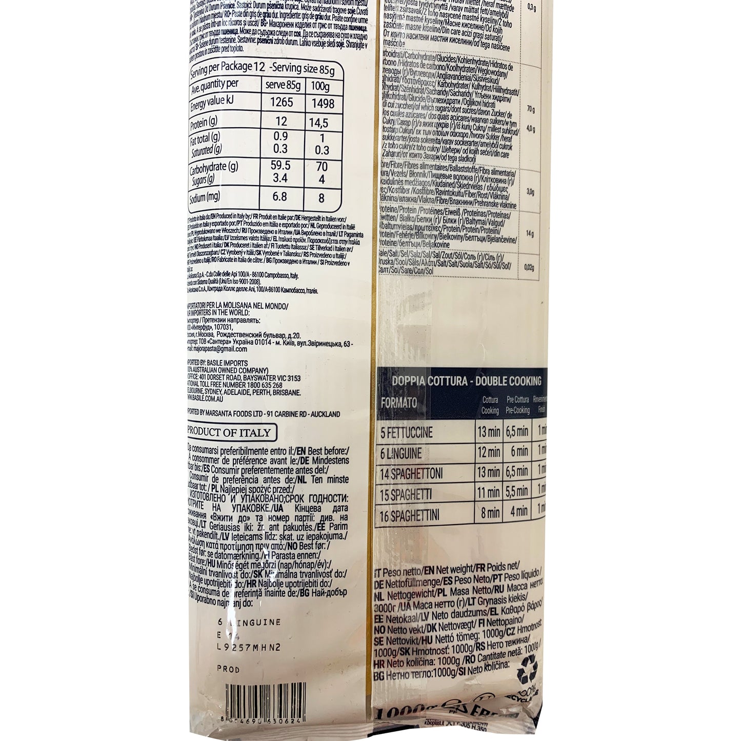 La Molisana Linguine No.6 1kg