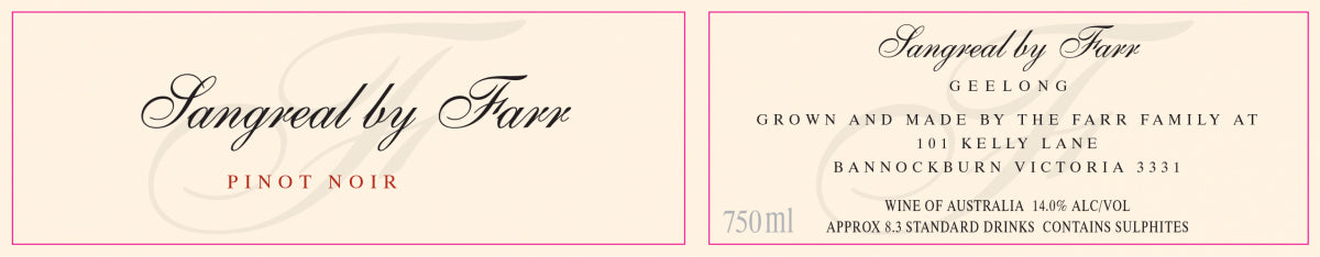 By Farr - Sangreal Pinot Noir | Harris Farm Online