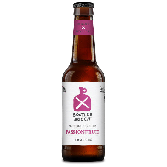 Bootleg Booch - Alcoholic Kombucha - Passionfruit | Harris Farm Online