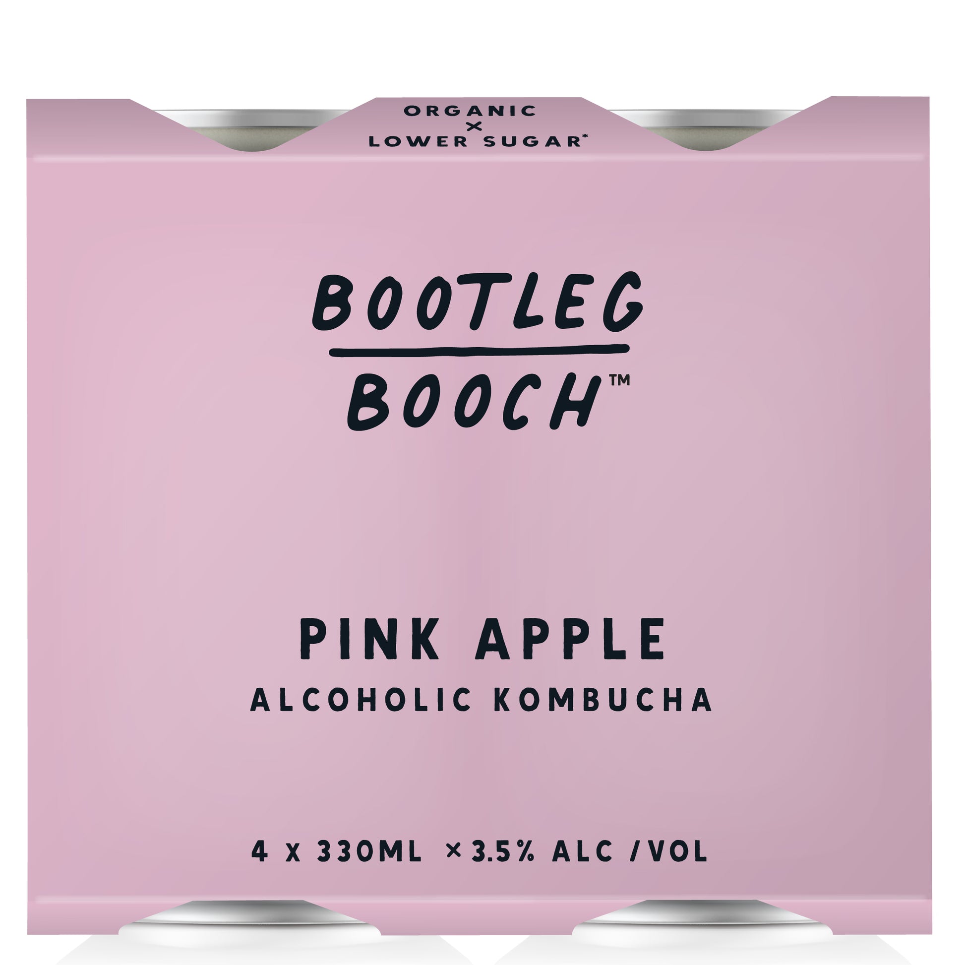 Bootleg Booch Alcoholic Kombucha Pink Apple | Harris Farm Online