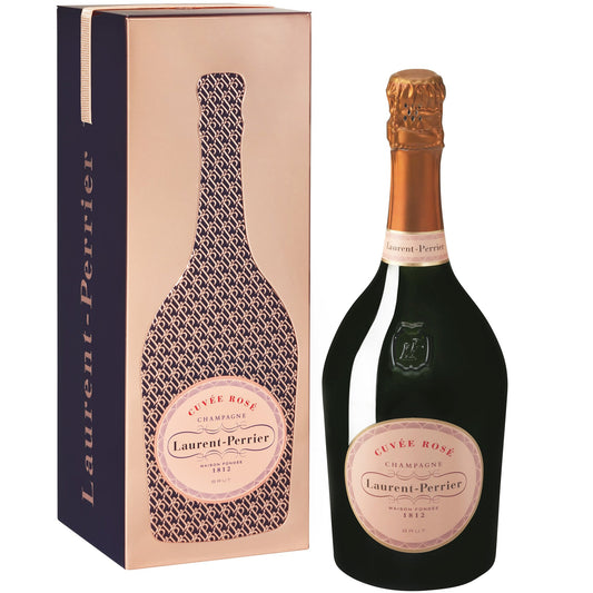 Laurent Perrier Cuve'e Rose' Champagne France Gift Tin Case 6x750ml