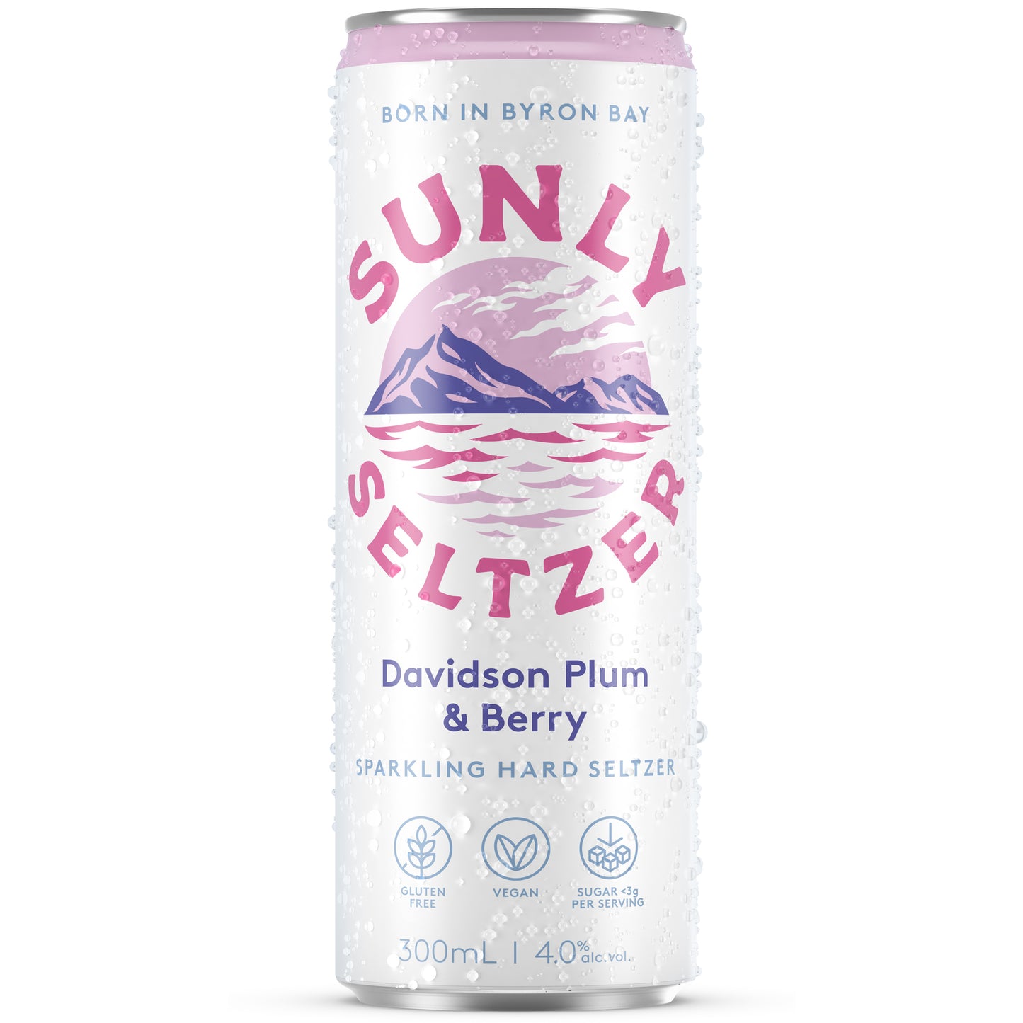 Sunly Seltzer Davidson Plum and Berry Sparkling Hard Seltzer | Harris Farm Online