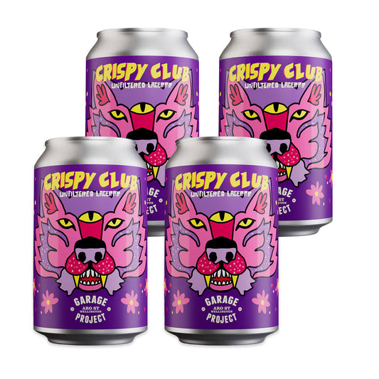 Garage Project Crispy Club Canis Lupus 4 x 330ml | Harris Farm Online