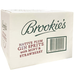 Brookie's Native Plum Gin Spritz with Mint and Strawberry Case | Harris Farm Online