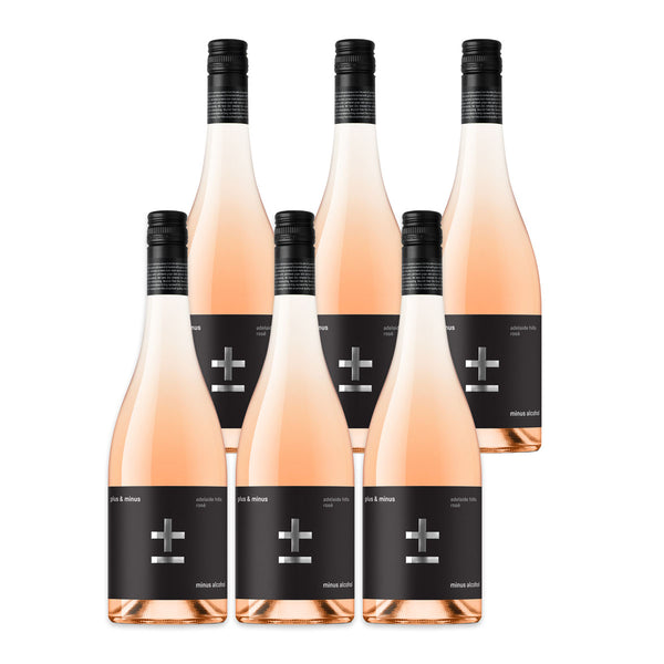 Plus and Minus Zero Alcohol Premium Rose Barossa Case 6 x 750ml | Harris Farm Online