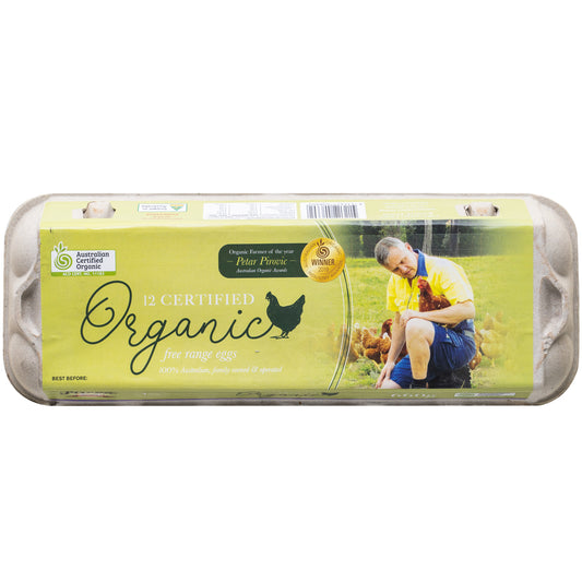 Pirovic Certified Organic Free Range Eggs | Harris Farm Online