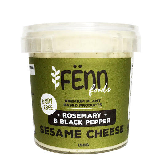 Sesame Cheese - Rosemary and Black Pepper (150g) Fenn Foods