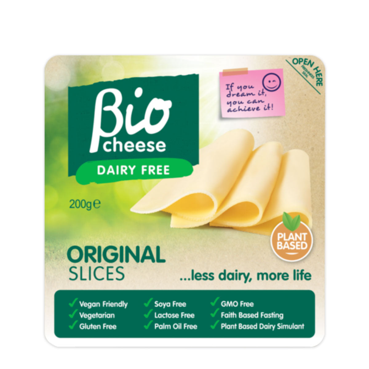 Bio Cheese Dairy Free Original Slices 200g | Harris Farm Online