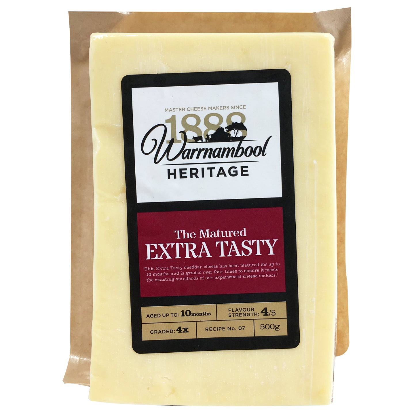Cheddar - The Matured Extra Tasty (500g) Warrnambool