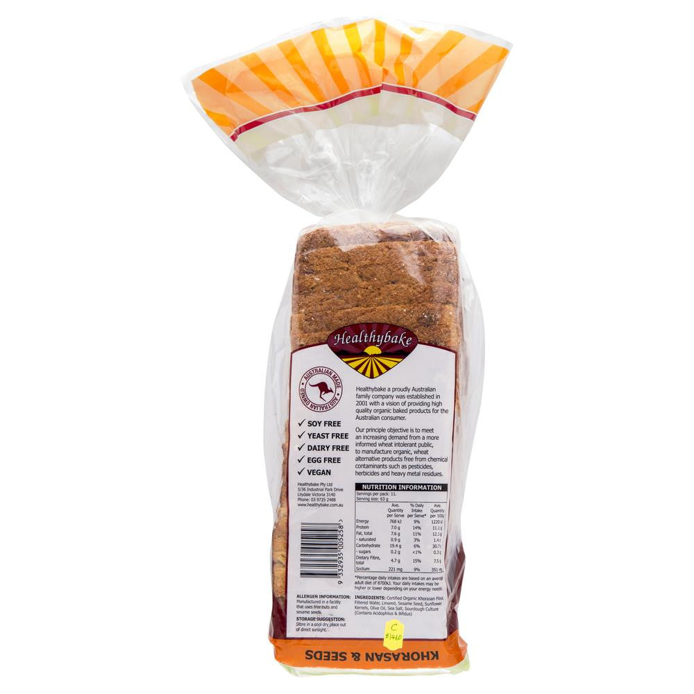 Healthybake Khorasan Seeds Organic Sourdough 600g , Z-Bakery - HFM, Harris Farm Markets
- 2