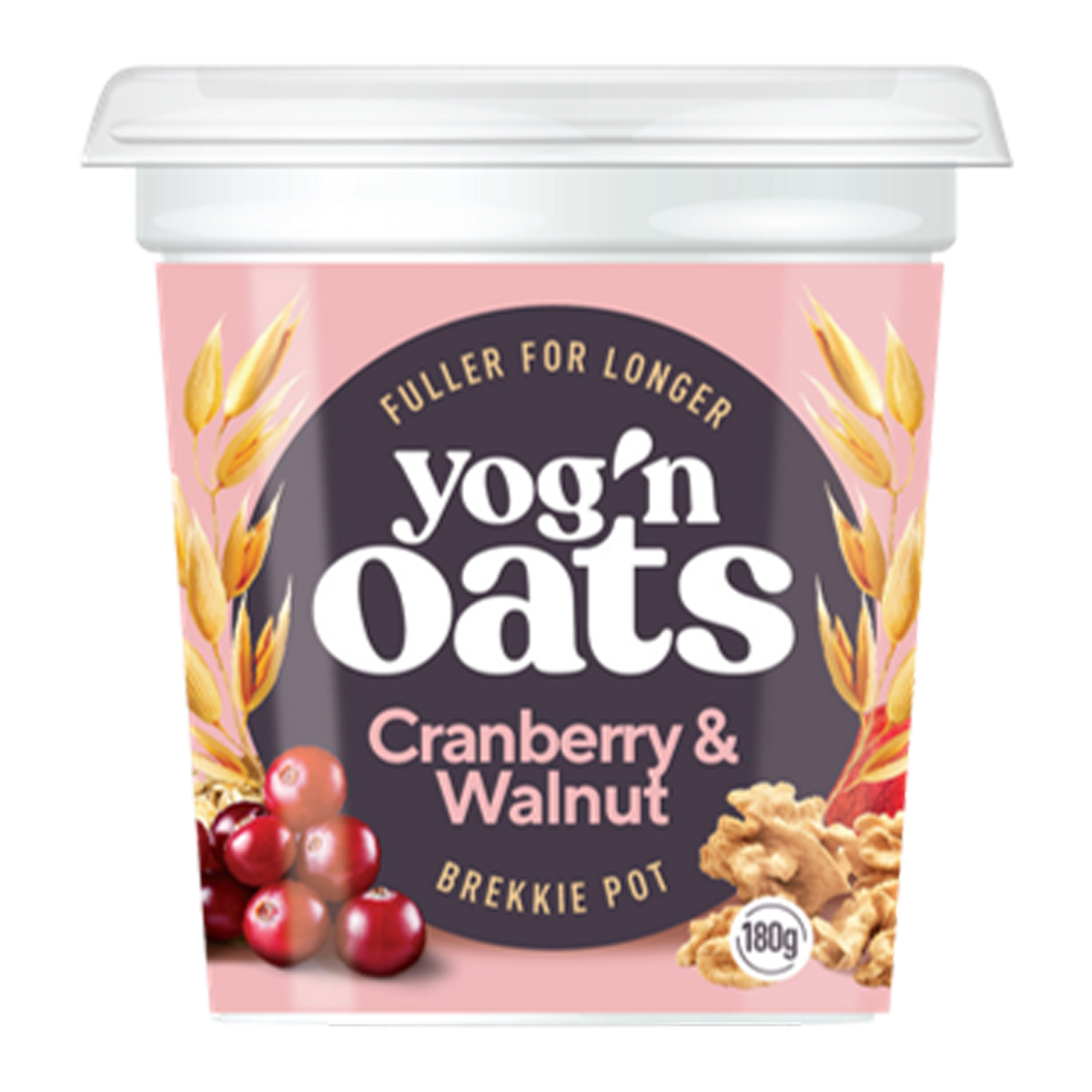 Yog'n Oats Cranberry Walnut 180g