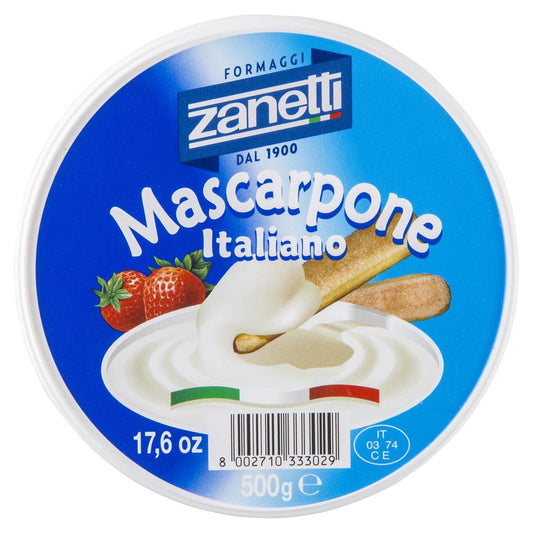 Formaggi Zanetti Mascarpone Italiano Cheese 500g , Frdg3-Dessert - HFM, Harris Farm Markets
 - 1