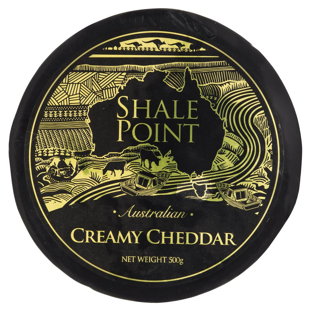 Shale Point Australian Creamy Cheddar 500g , Frdg1-Cheese - HFM, Harris Farm Markets
- 1