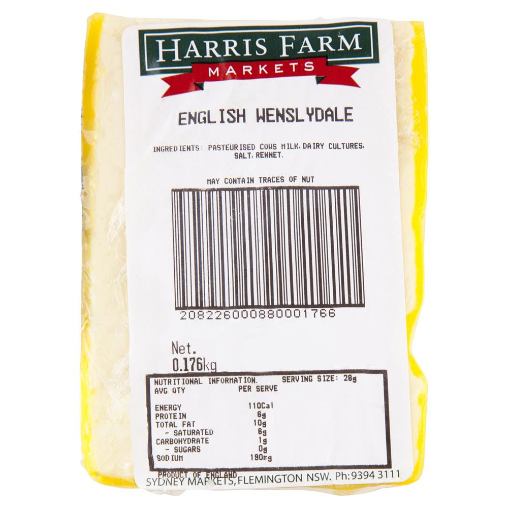 Cheddar English Wenslydale 170-220g , Frdg1-Cheese - HFM, Harris Farm Markets
- 2