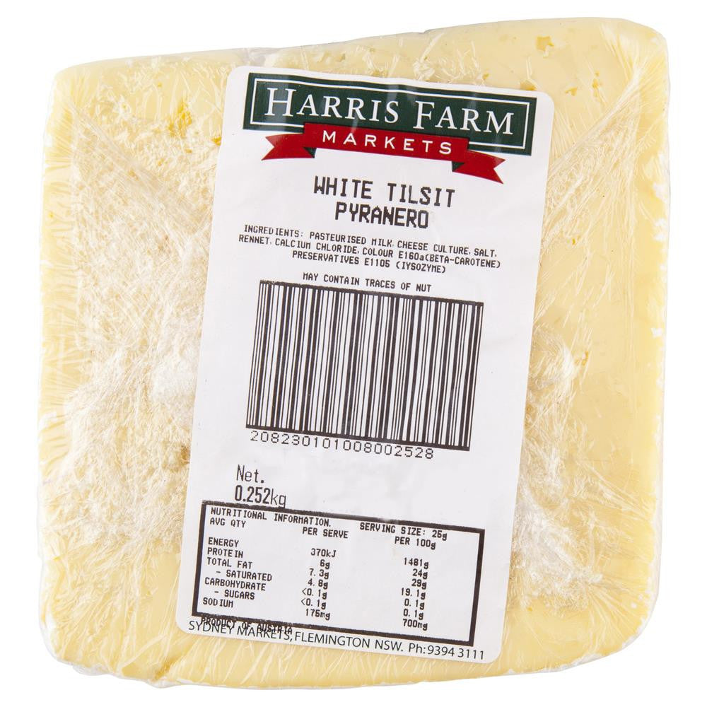 White Tilsit Pyranero 120-200g , Frdg1-Cheese - HFM, Harris Farm Markets
- 2