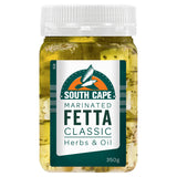 South Cape Marinated Fetta Cheese Classic Herbs and Oil 350g