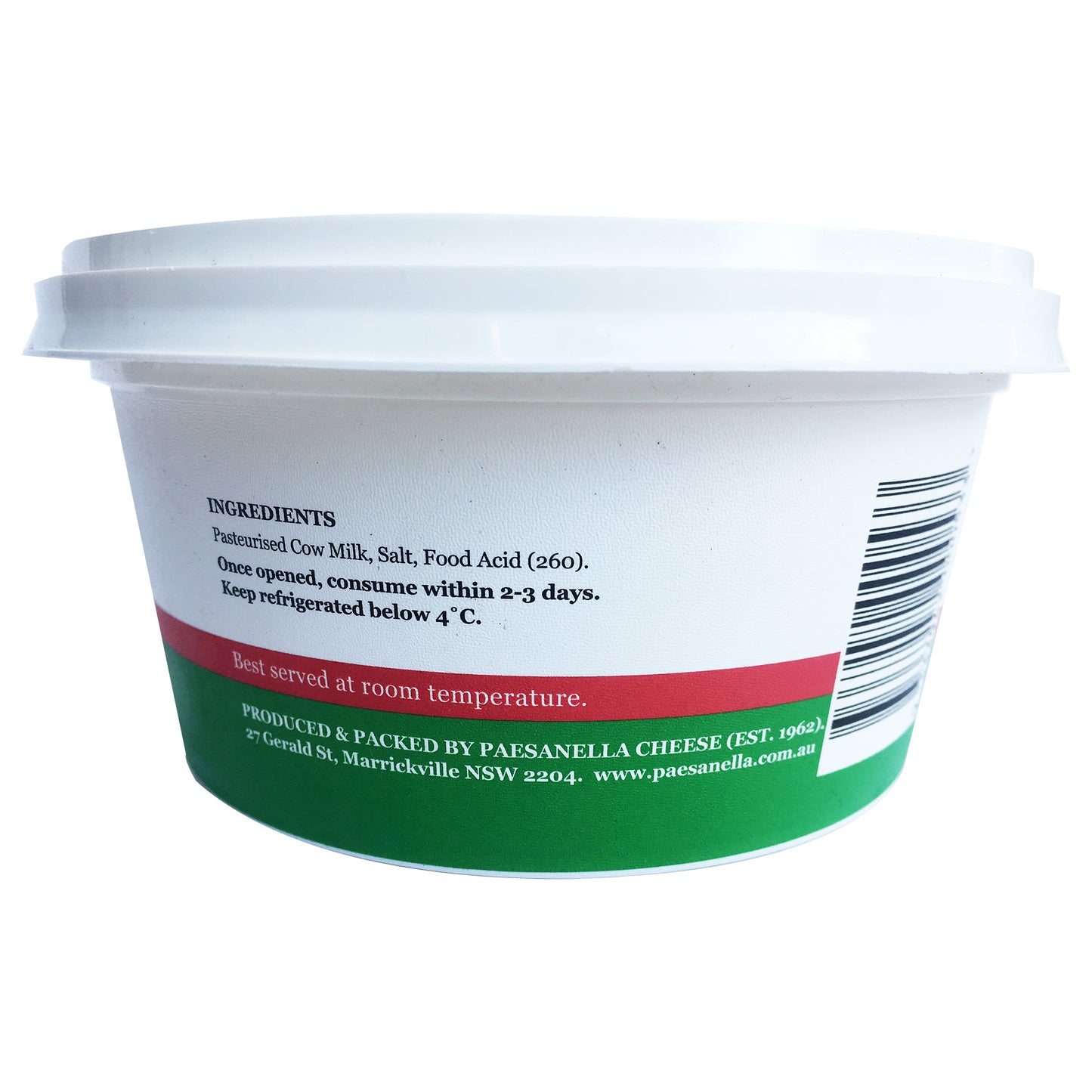 Ricotta - Fresh Pure Milk (375g) Paesenella