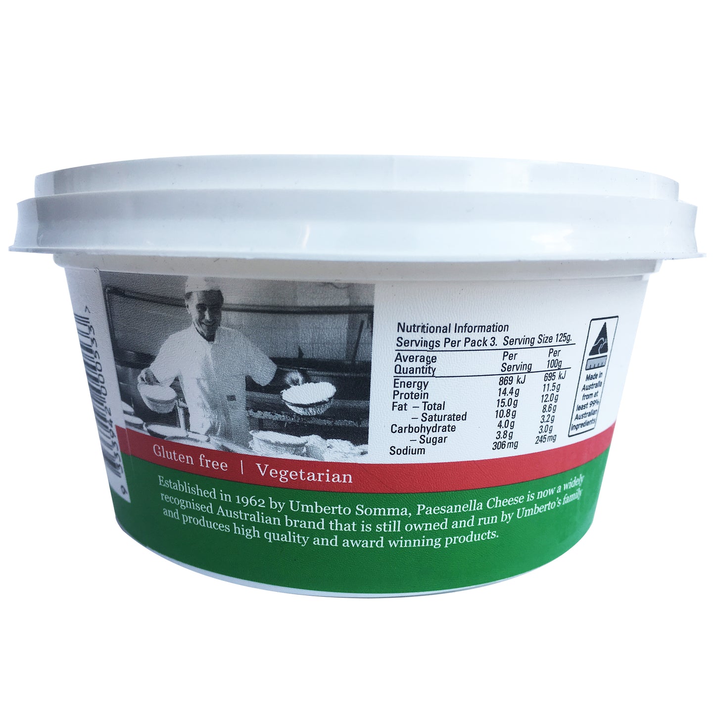 Ricotta - Fresh Pure Milk (375g) Paesenella
