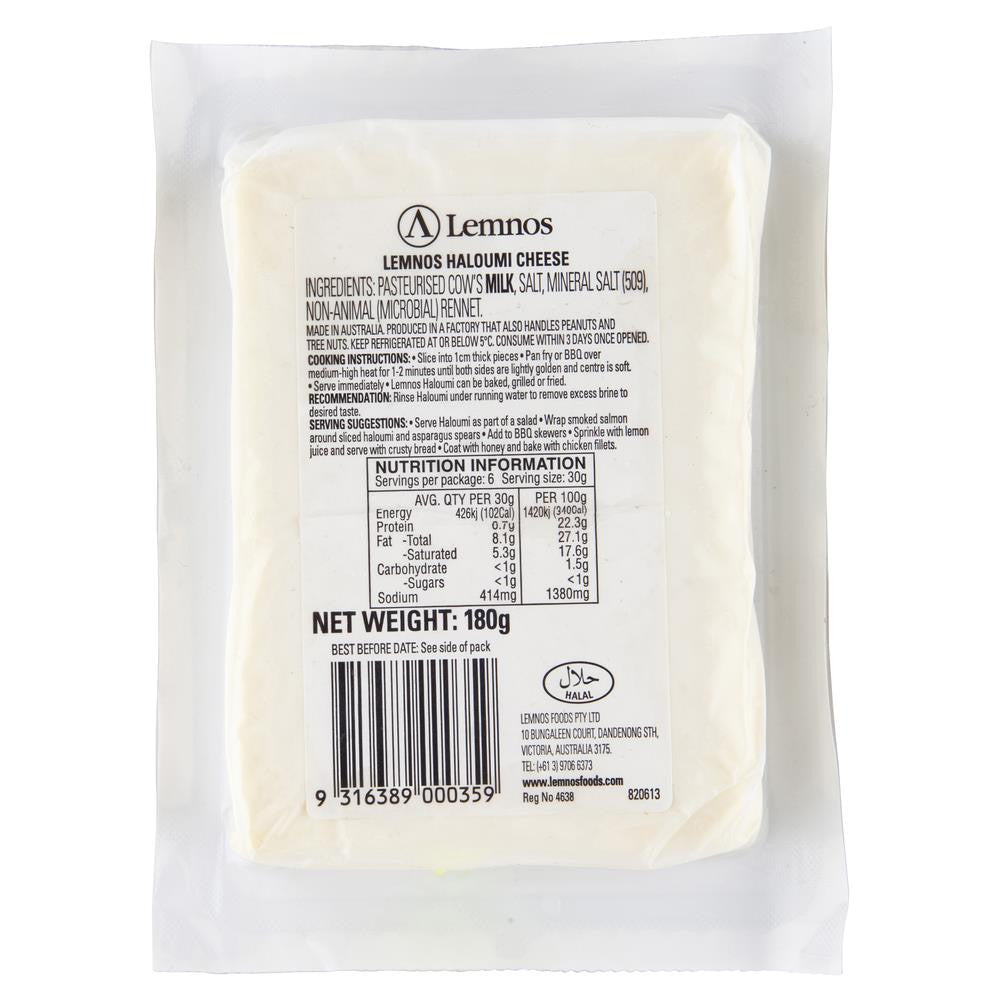 Haloumi Cyprus Style Cheese Lemnos 180g , Frdg1-Cheese - HFM, Harris Farm Markets
 - 2