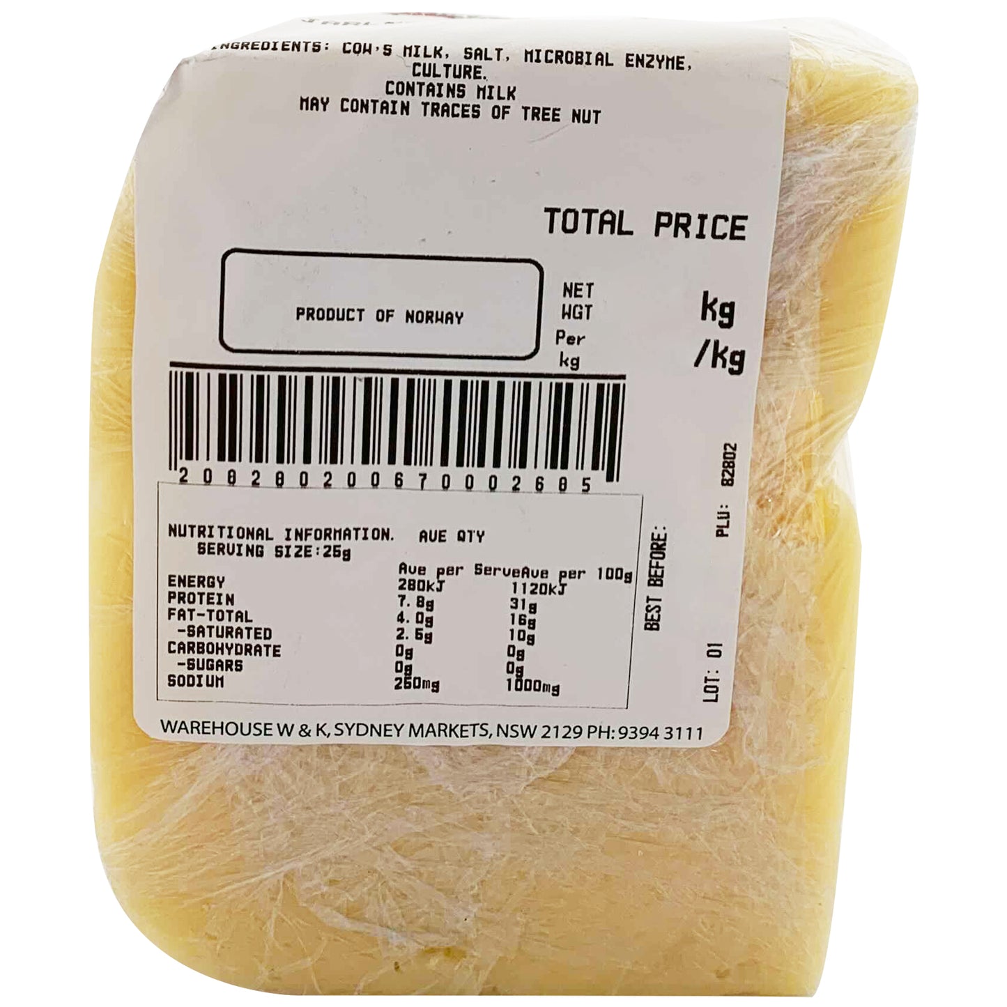 Jarlsberg Lite Cheddar Cheese | Harris Farm Online