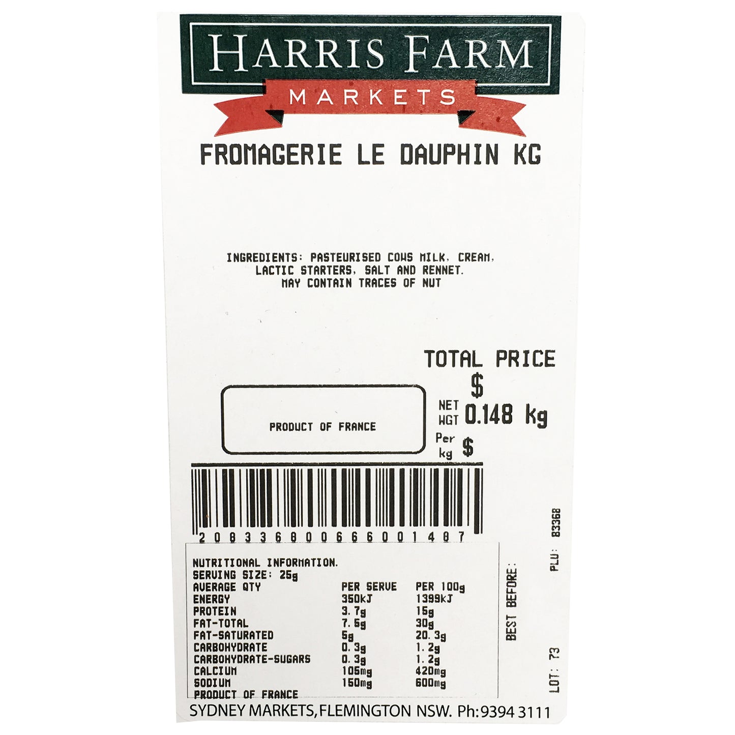 Brie - Double Cream French Le Dauphin 150-300g