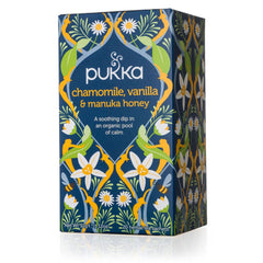 Pukka Chamomile Vanilla and Manuka Honey Teabags x20 32g | Harris Farm Online