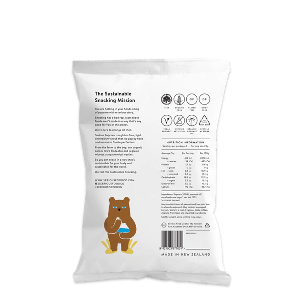 Serious Popcorn Sweet and Salty 80g | Harris Farm Online