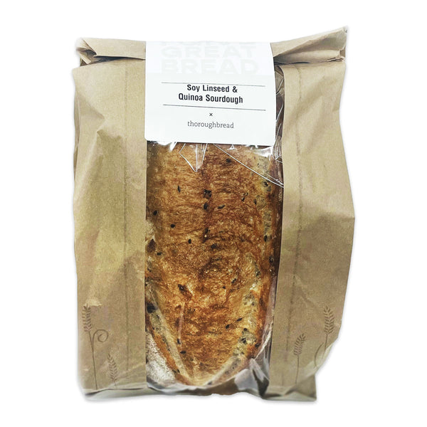 Thoroughbread Soy Linseed Quinoa Sourdough 650g | Harris Farm Online