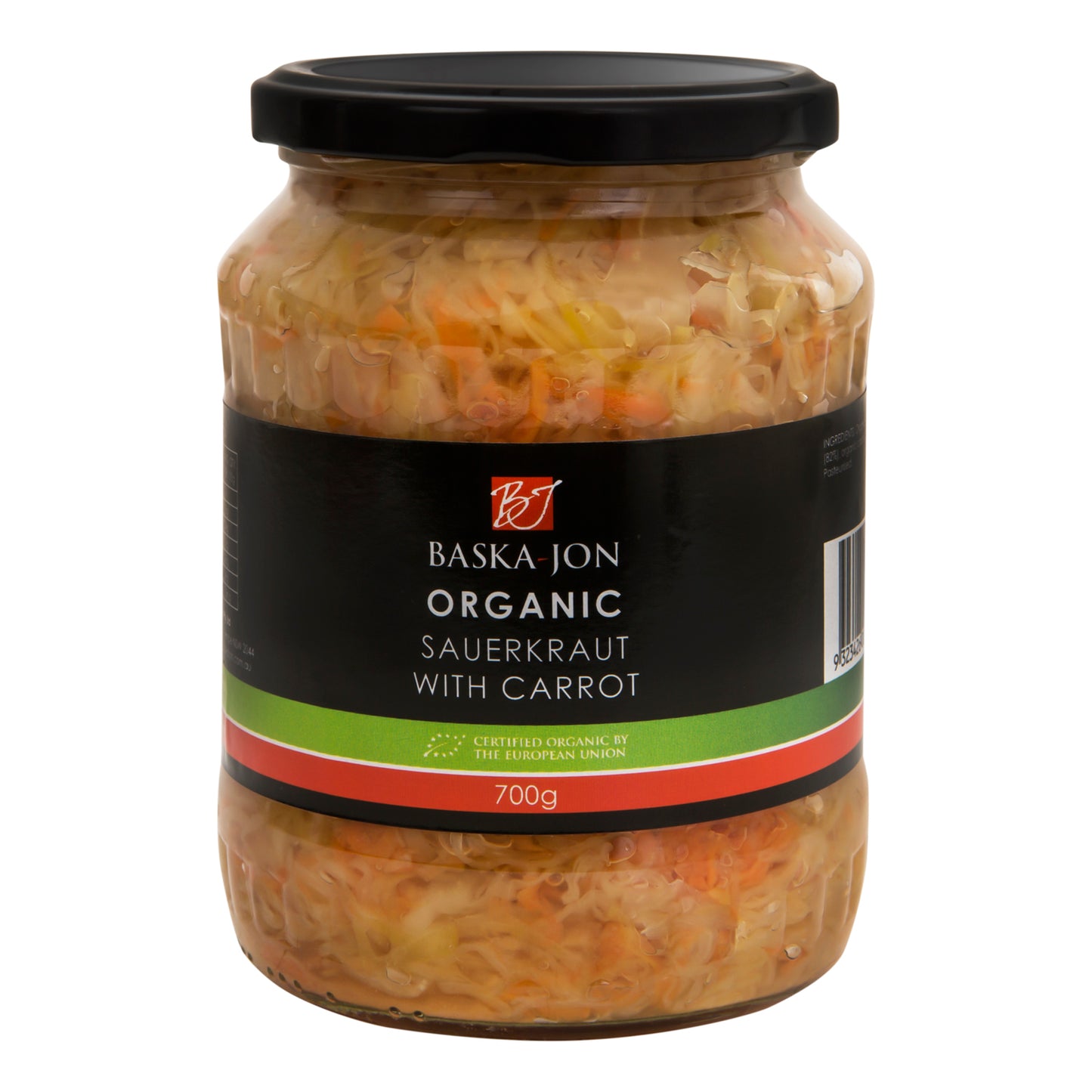 Baska Jon - Organic Sauerkraut - with Carrot (700g)