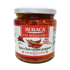 Muraca Spicy Hot Cream Peppers 314g
