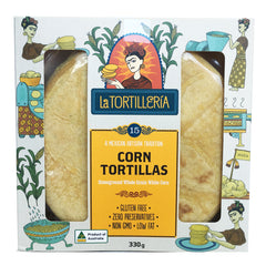 La Tortilleria Corn Tortillas Gluten Free 330g