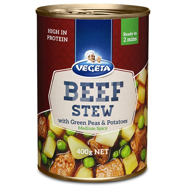 Vegeta Beef Stew Green Peas and Potatoes 400g