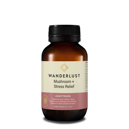 Wanderlust Mushroom and Stress Relief 30 Capsules