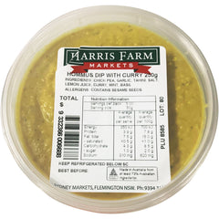 Harris Farm Dip Hommus Curry 250g
