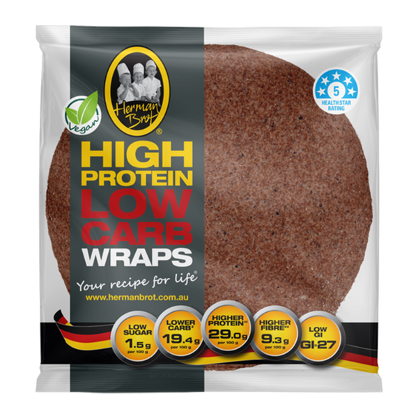Herman Brot High Protein Lo-Carb Wrap 350g