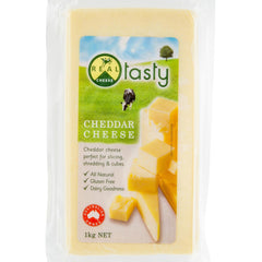 Real Tasty Cheddar Cheese Block 1kg