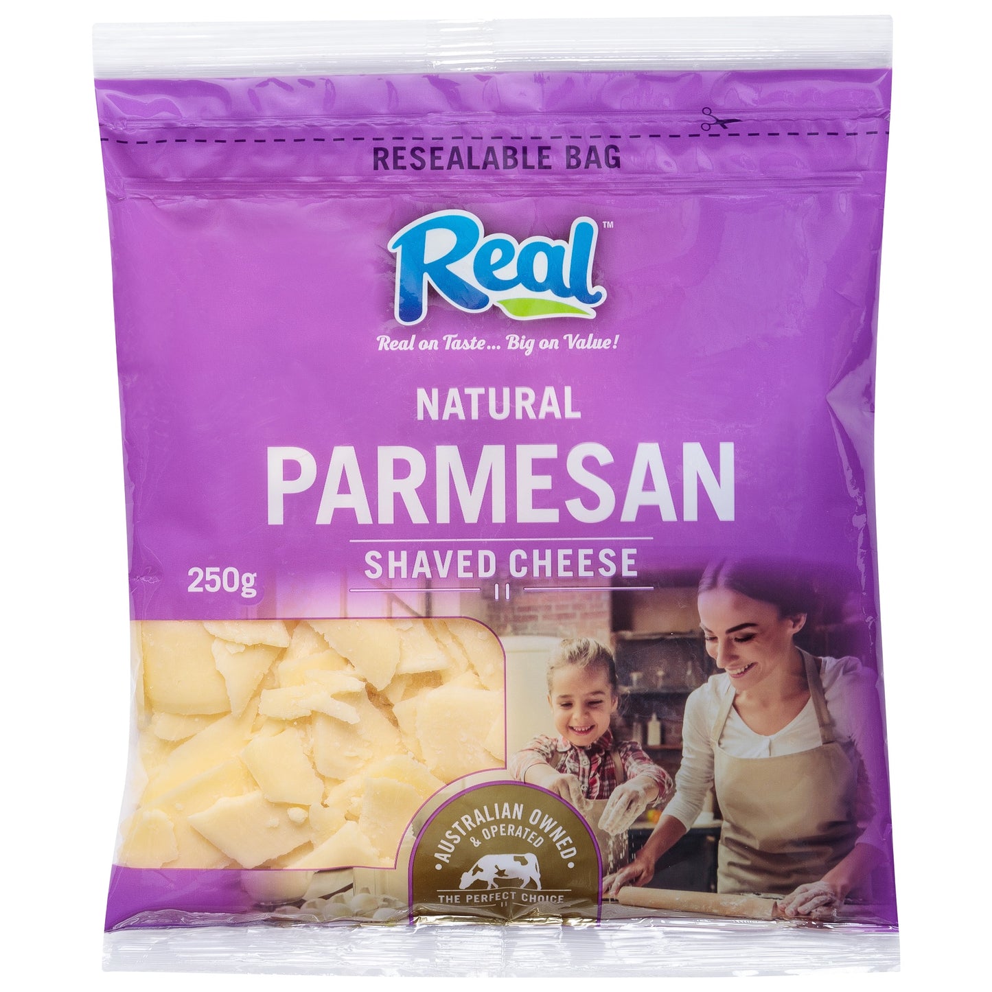 Parmesan - Shaved Cheese (250g) Real