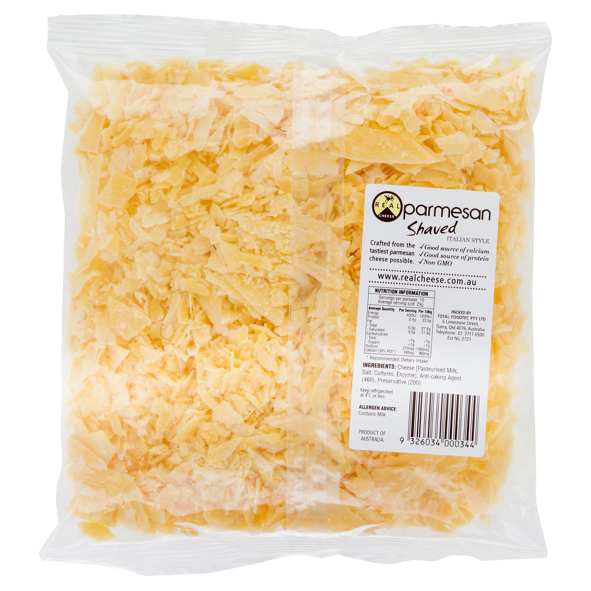 Parmesan Shaved Real 250g , Frdg1-Cheese - HFM, Harris Farm Markets
 - 2