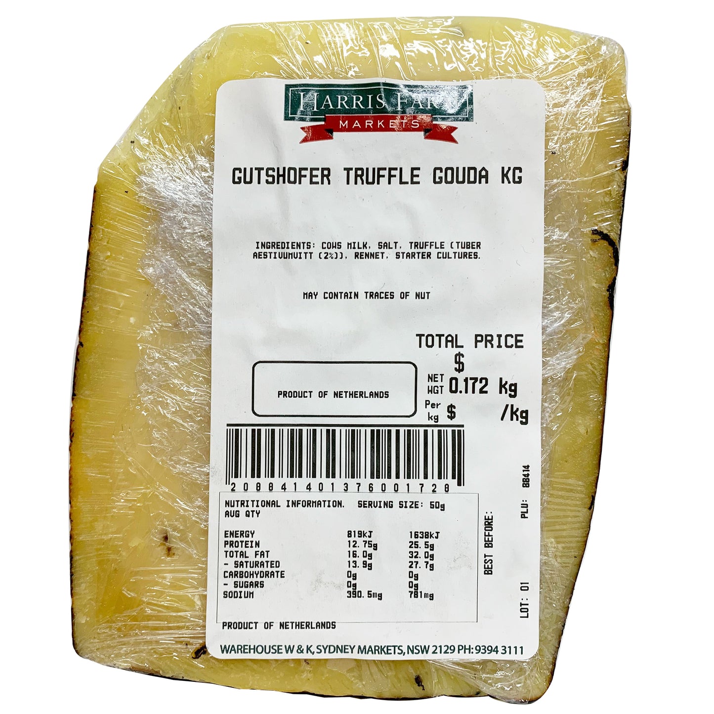 Gutshofer Truffle Gouda Cheese 120g-220g