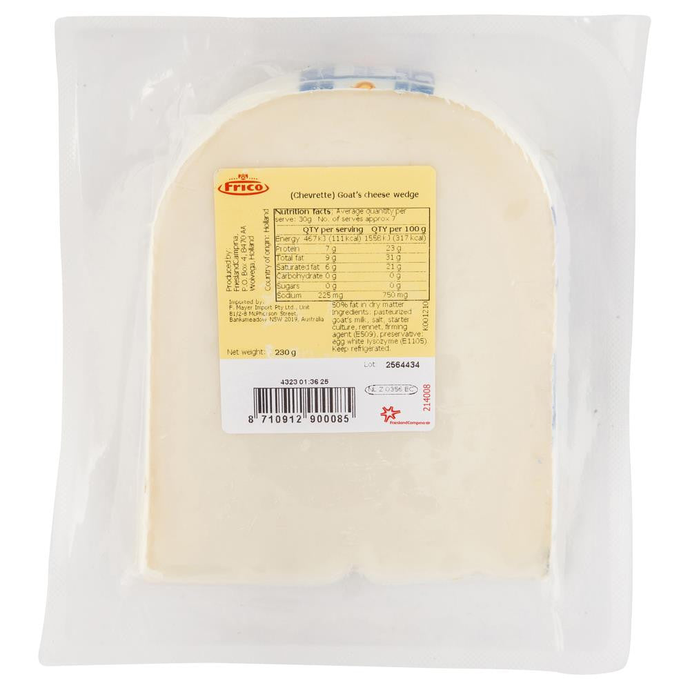 Frico Chevrette Mild Goat's Cheese Wedge 230g , Frdg1-Cheese - HFM, Harris Farm Markets
 - 2