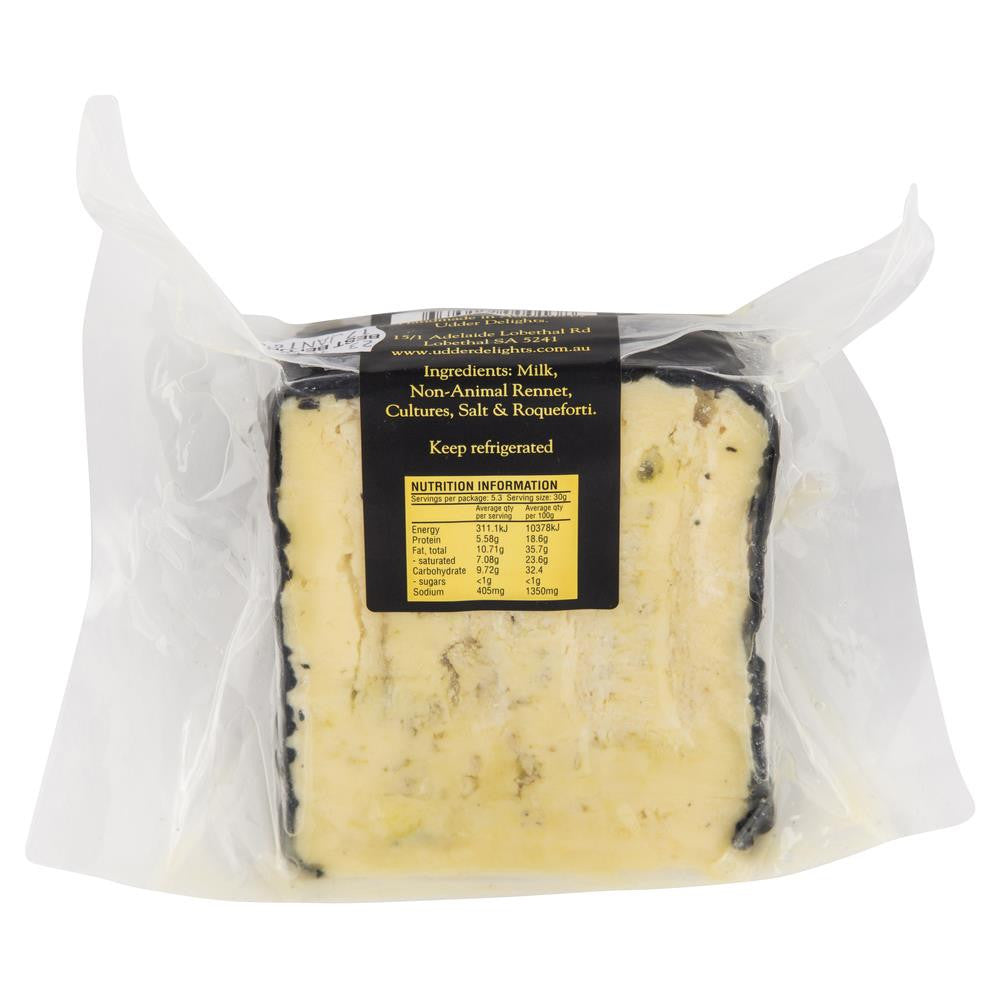 Udder Delight Heysen Blue Cheese 160g , Frdg1-Cheese - HFM, Harris Farm Markets
 - 2