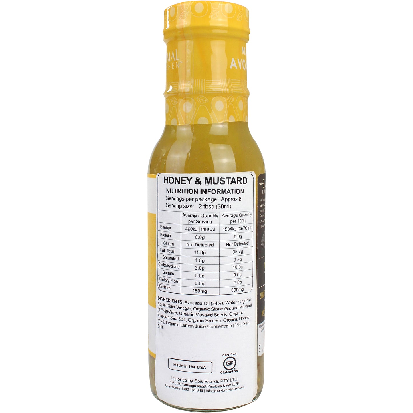 Primal Kitchen - Vinaigrette & Marinade - Honey Mustard | Harris Farm Online