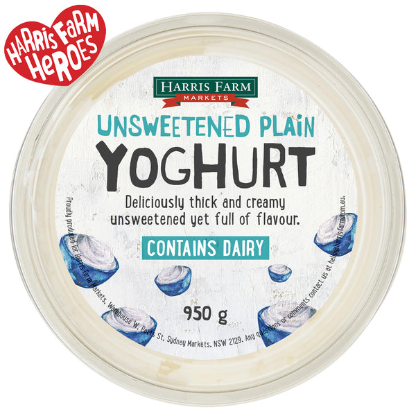 Harris Farm Yoghurt Unsweetened Plain | Harris Farm Online