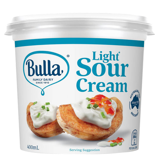 Bulla Light Sour Cream | Harris Farm Online
